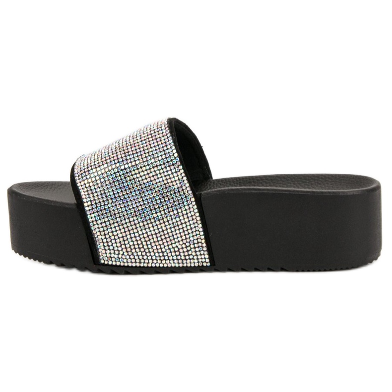 Marquiz Zapatillas de moda en la plataforma negro gris 1