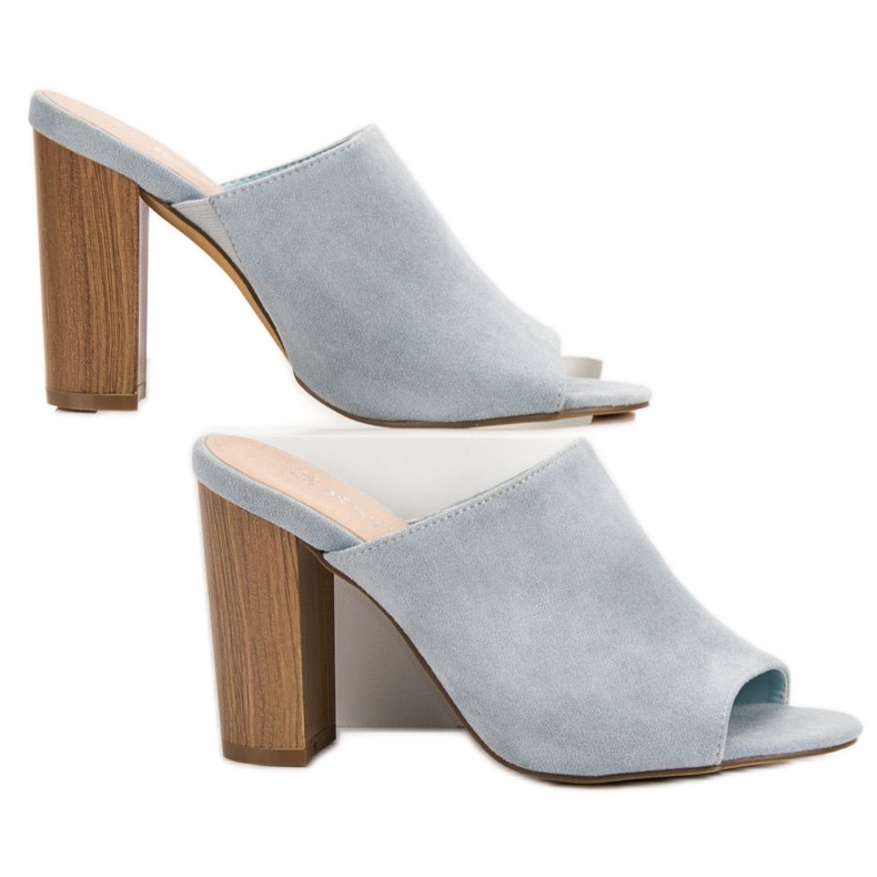 Kayla Sandalias de tacón alto incorporadas azul 1