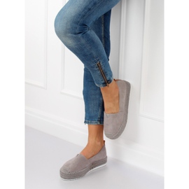Alpargatas en el alto gris gris BL247 gris II-GAT 1