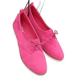 Mocasines mujer fucsia 6907-BL Fushia rosado 3