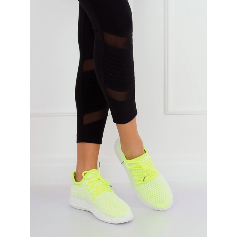 Amarillo 7760-Y Zapatillas deportivas verdes 2