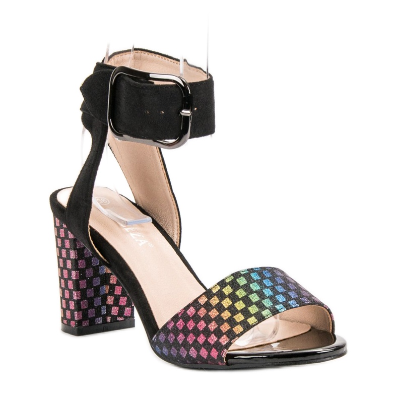 Sandalias en un poste VINCEZA negro multicolor 1
