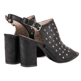 Sandalias VINCEZA con chorros negro 3