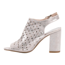 Sandalias VINCEZA con chorros gris 3