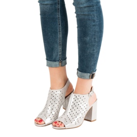 Sandalias VINCEZA con chorros gris 6