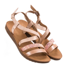 Sandalias planas VINCEZA rosado 3