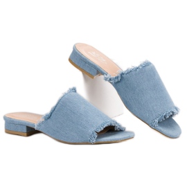 Small Swan Zapatillas de mezclilla azul 5