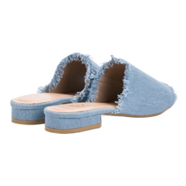 Small Swan Zapatillas de mezclilla azul 4