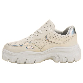 Zapatillas Blancas Con Efecto Holo blanco 5