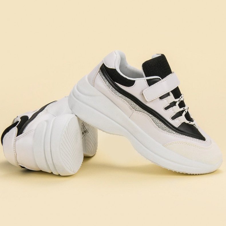 Zapatillas de deporte BLANCAS Y NEGRAS de moda blanco negro 2