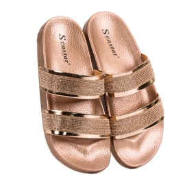 Seastar Zapatillas Doradas Con Cristales dorado 1 Seastar Zapatillas Doradas Con Cristales dorado 1