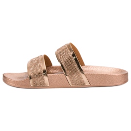 Seastar Zapatillas Doradas Con Cristales dorado 5