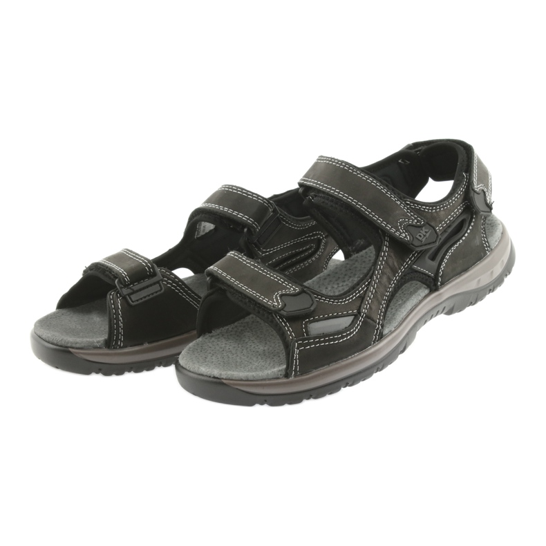 Sandalias velcro EVA claro DK fondo negro 3
