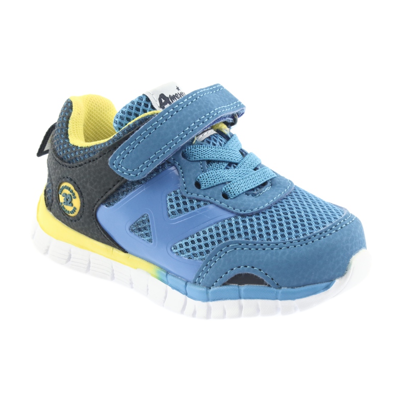 Zapatillas deportivas Blue American Club ES35 azul amarillo azul marino 4