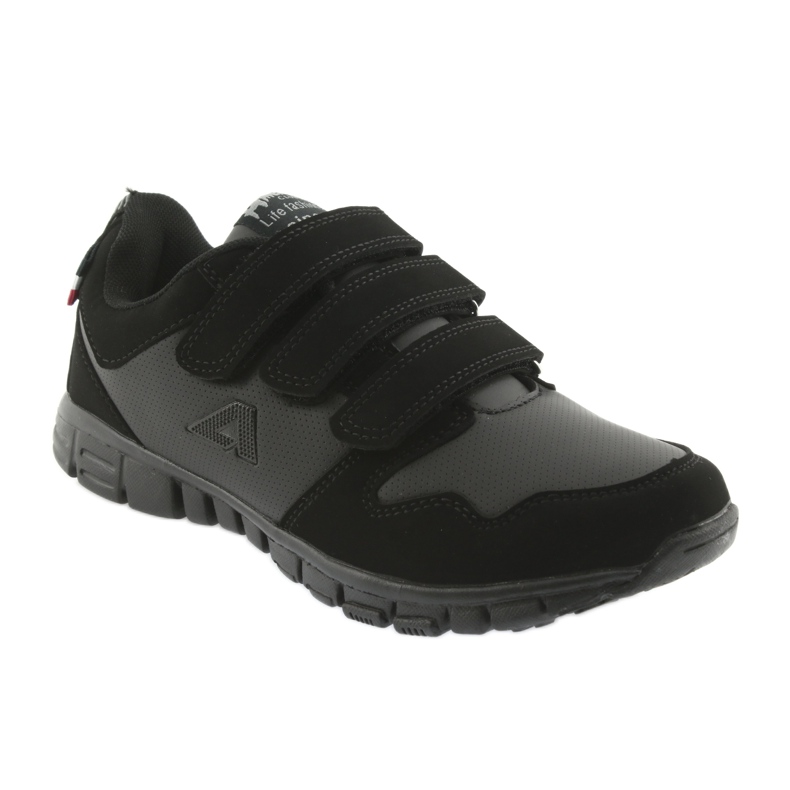 Zapatillas deportivas American Club FH16 Velcro negro 1
