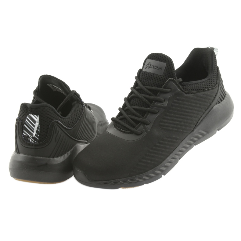 Zapatillas deportivas American Club FH08 negro 4