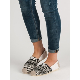 Lady Fashion Zapatillas Slip On Boho negro marrón 6