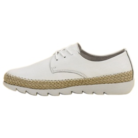 Filippo Zapatos de cuero blanco 4