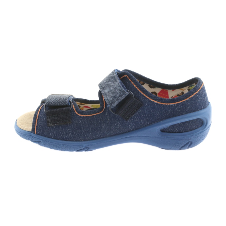 Calzado infantil befado pu 065X126 marrón azul marino 2