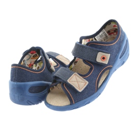 Calzado infantil befado pu 065X126 marrón azul marino 4