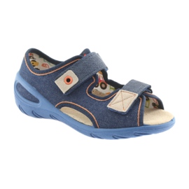 Calzado infantil befado pu 065X126 marrón azul marino 1