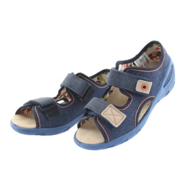 Calzado infantil befado pu 065X126 marrón azul marino 3
