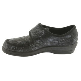 Zapatos de mujer befado pu 984D016 negro gris 3