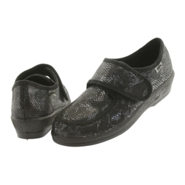 Zapatos de mujer befado pu 984D016 negro gris 5