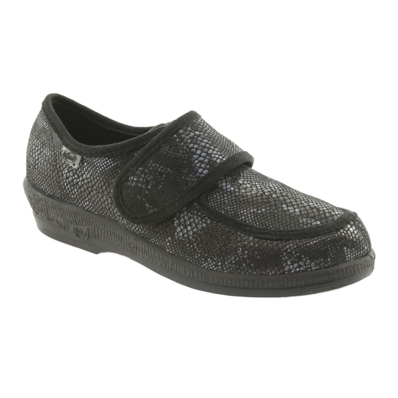 Zapatos de mujer befado pu 984D016 negro gris 1