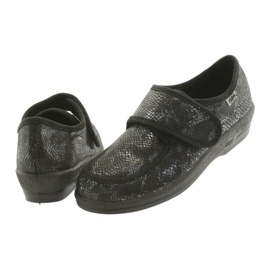 Zapatos de mujer befado pu 984D016 negro gris 4