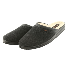 Zapatos de hombre befado pu 012M241 negro gris 3