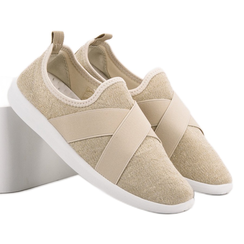 Ideal Shoes Calzado deportivo sin cordones marrón 1