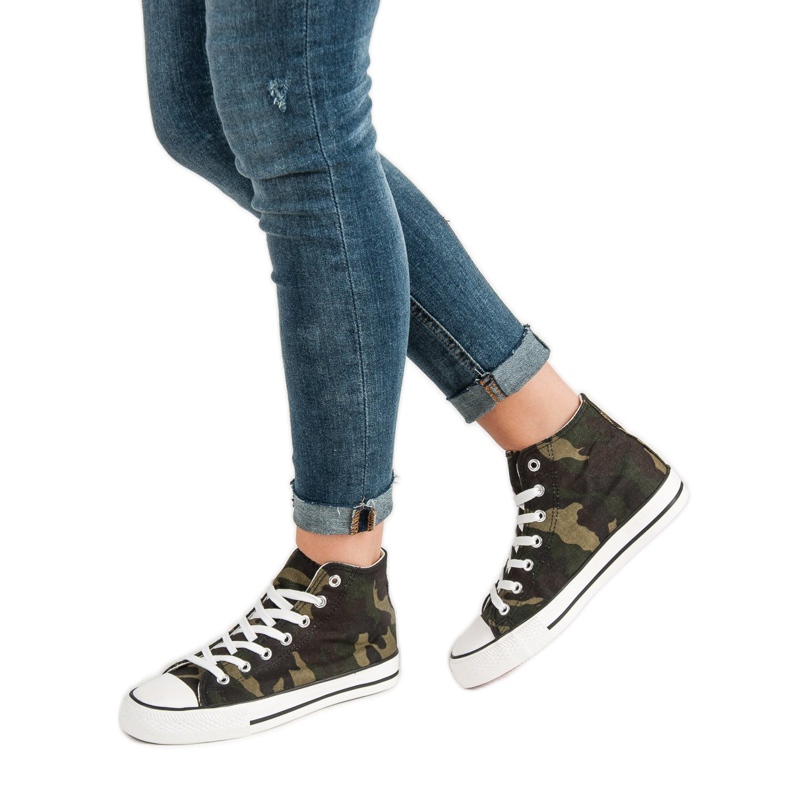 Jumex Zapatillas High Moro verde 1