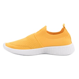 Weide Calzado textil de moda amarillo 6