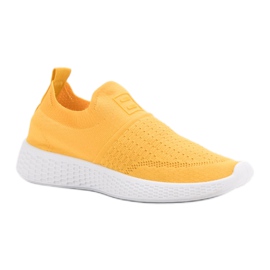 Weide Calzado textil de moda amarillo 5