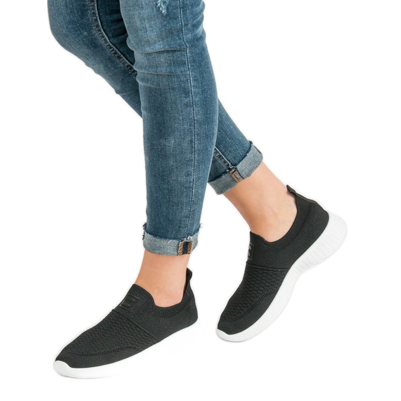 Weide Calzado textil de moda negro 2 Weide Calzado textil de moda negro 2