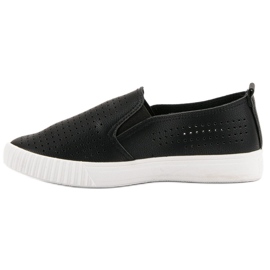 SHELOVET Slipons calados negro 5