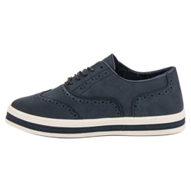 SHELOVET Zapatos azul marino 5