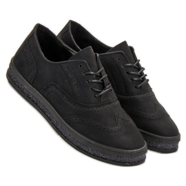 SHELOVET Zapatos brogue negros 1