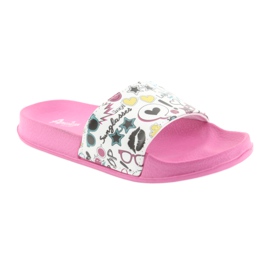 Gafas de sol pantuflas perfiladas American Club rosa blanco negro verde amarillo rosado 1
