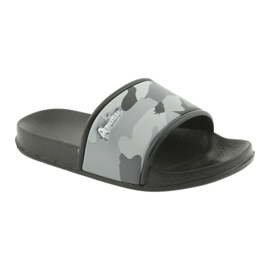 Pantuflas de camuflaje con perfil gris de American Club negro 1