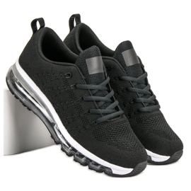 SHELOVET Zapatos deportivos con estilo negro 4