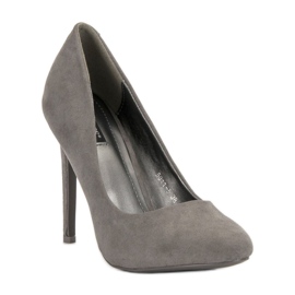 VICES Suede Tacones gris 5