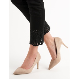 Small Swan Tacones beige 3