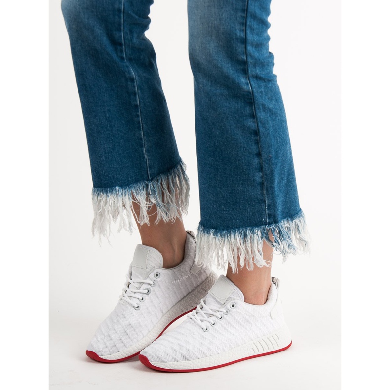 SHELOVET Calzado textil de moda blanco 1