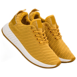 SHELOVET Calzado textil de moda amarillo 4