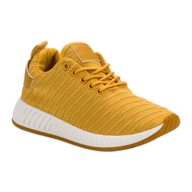 SHELOVET Calzado textil de moda amarillo 5