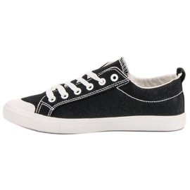 SHELOVET Zapatillas bajas negras negro 5