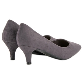 Nio Nio Tacones altos grises bajos 5