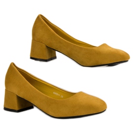 SHELOVET Bombas Mostaza amarillo 1